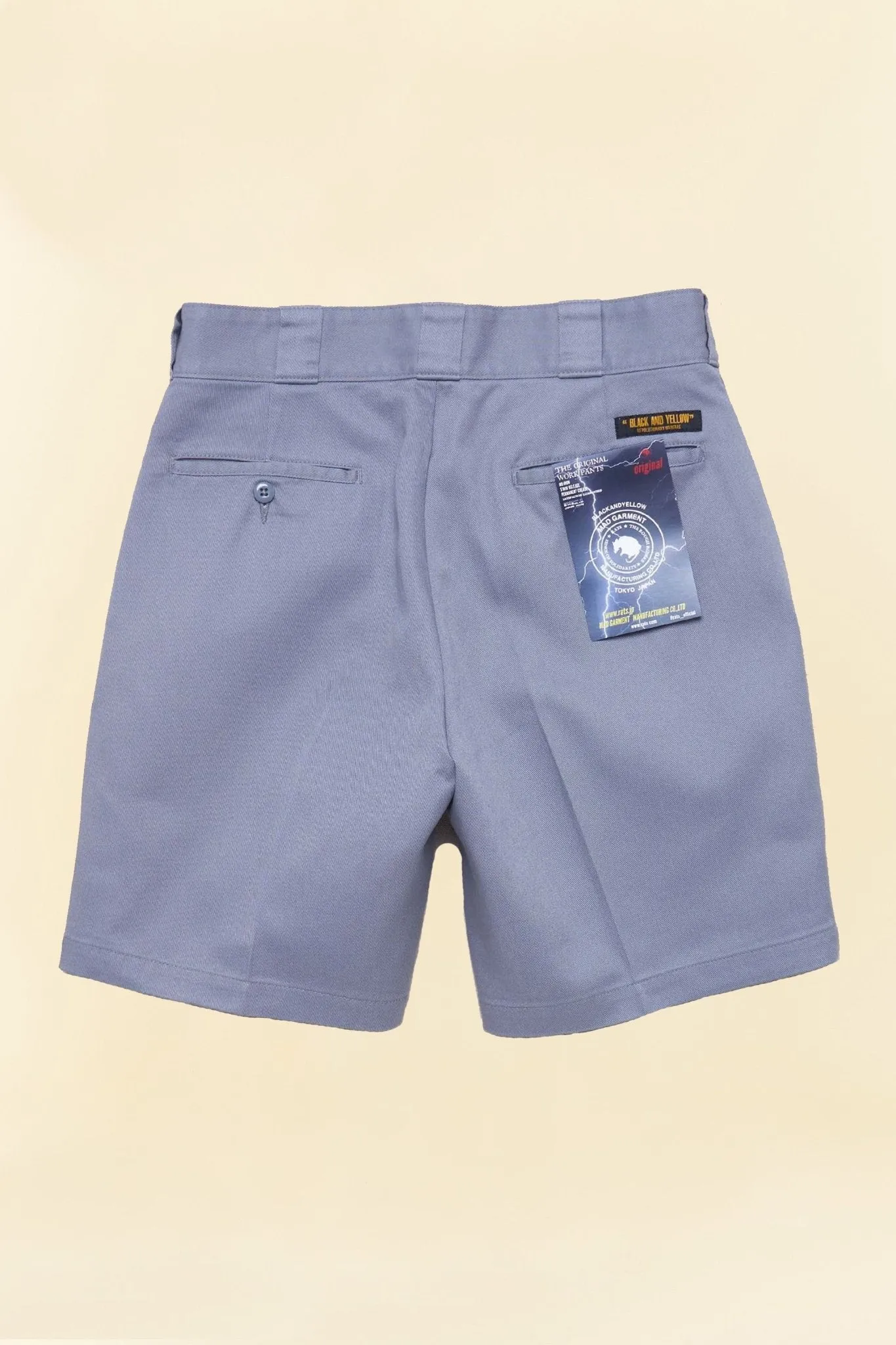 Rats Twill Work Shorts - Grey