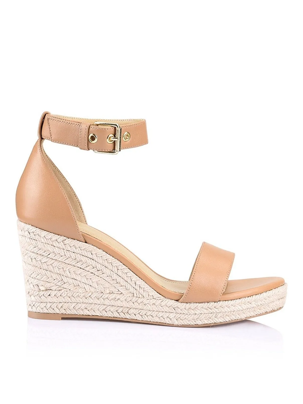 Reign II Wedge Sandals - Soft Tan Leather