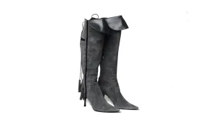 Sergio Rossi - Grey Knee High Boot - IT 38