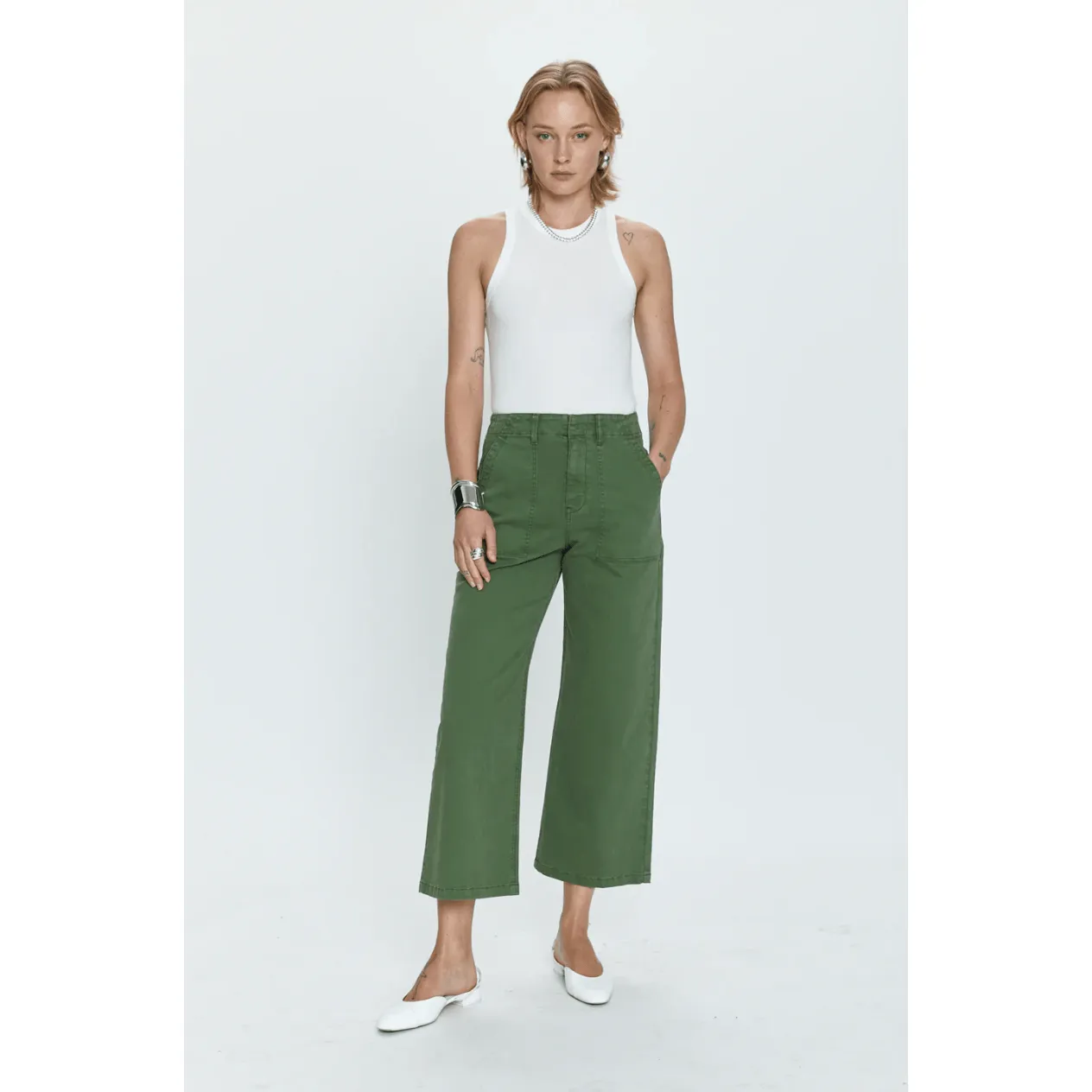 Sophia Wide Leg Utility Ankle