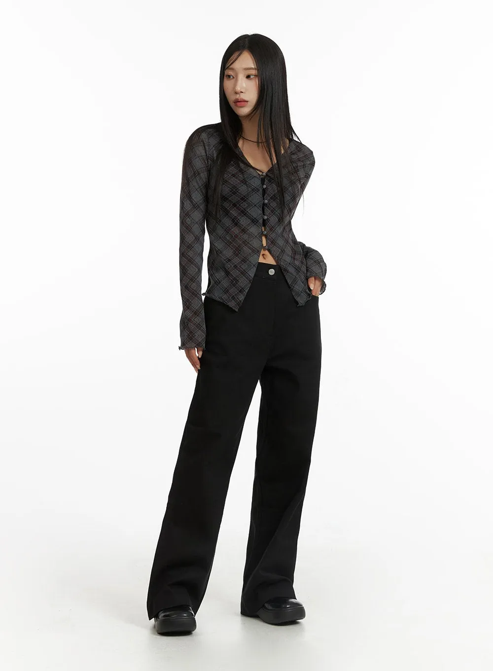 Straight Leg Trousers CF401