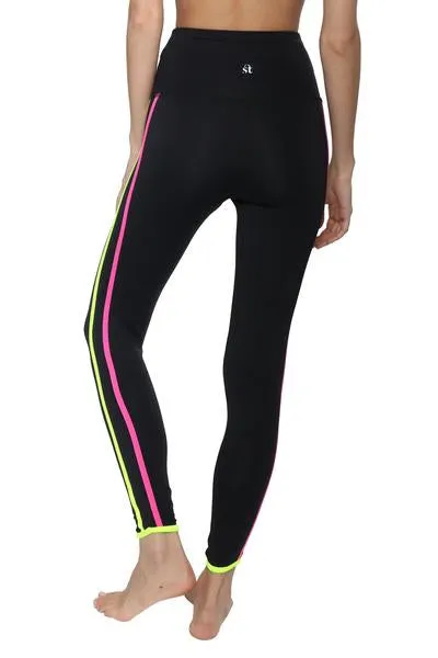 Strut This Havanna Ankle Legging Black/Neon