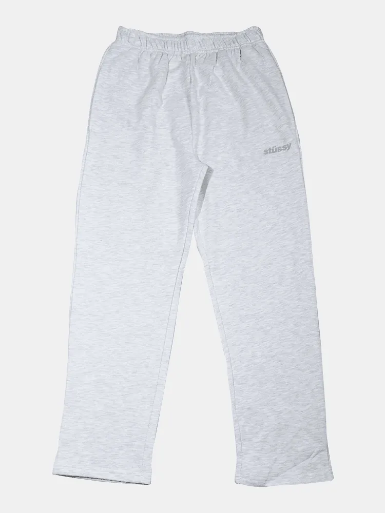 Stussy Italic Crop Sweatpant - Snow Marle