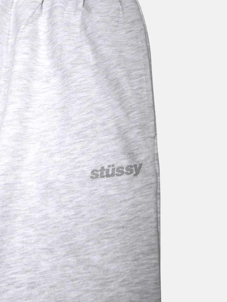 Stussy Italic Crop Sweatpant - Snow Marle