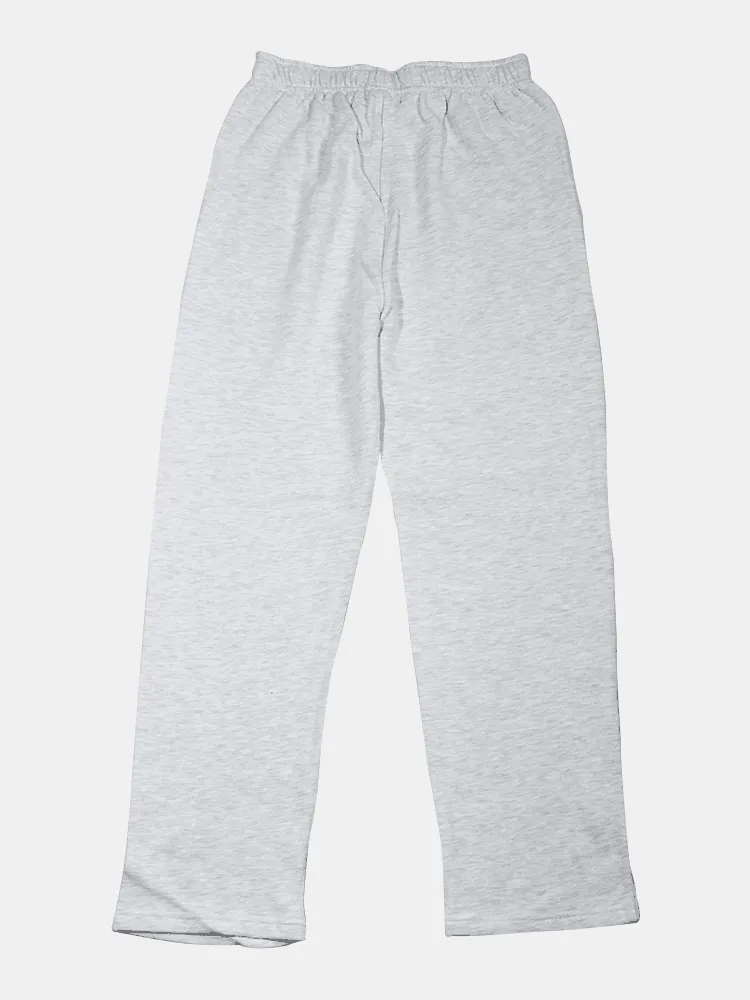 Stussy Italic Crop Sweatpant - Snow Marle