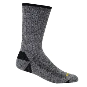 Terra Men's 2 PK Crew Work Sock - Black Mix