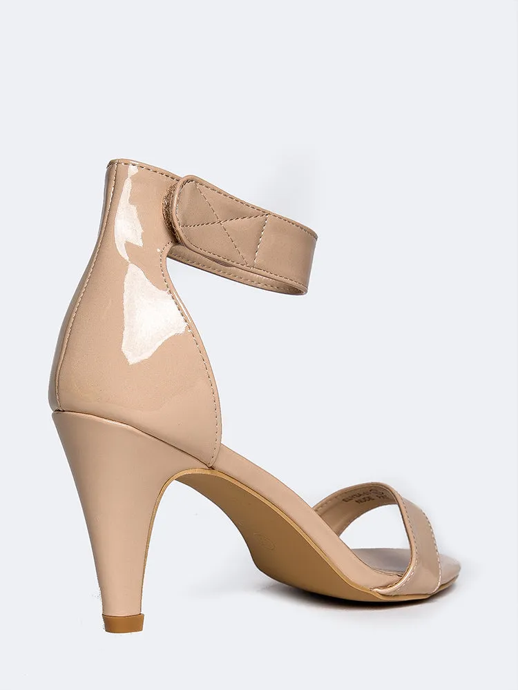 Velcro Ankle Strap Heel