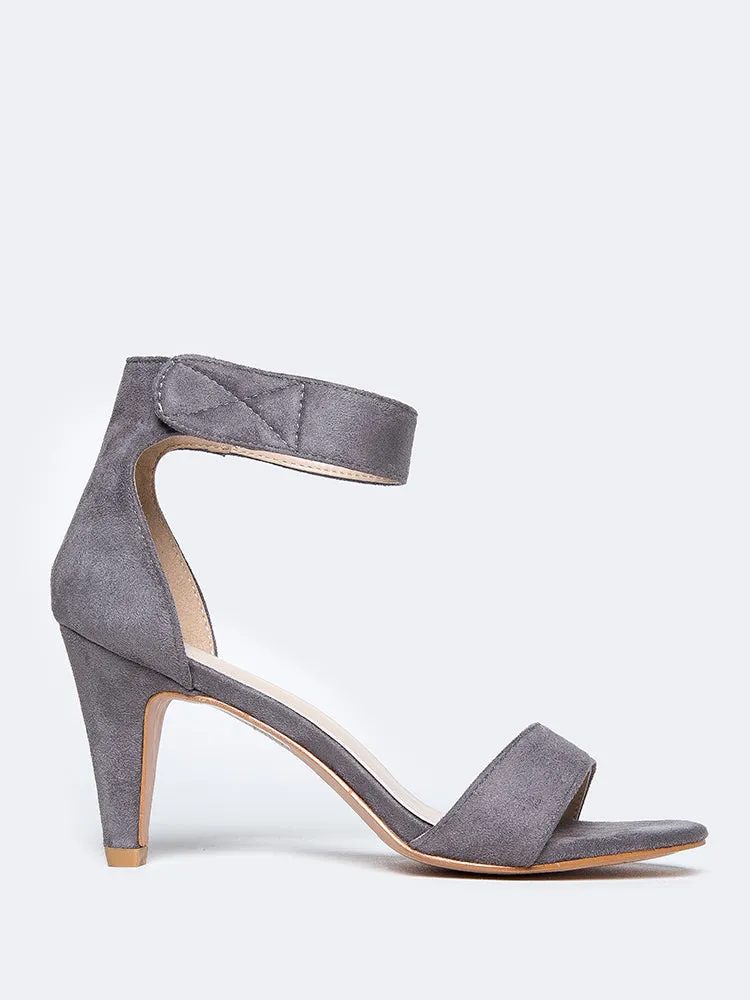 Velcro Ankle Strap Heel