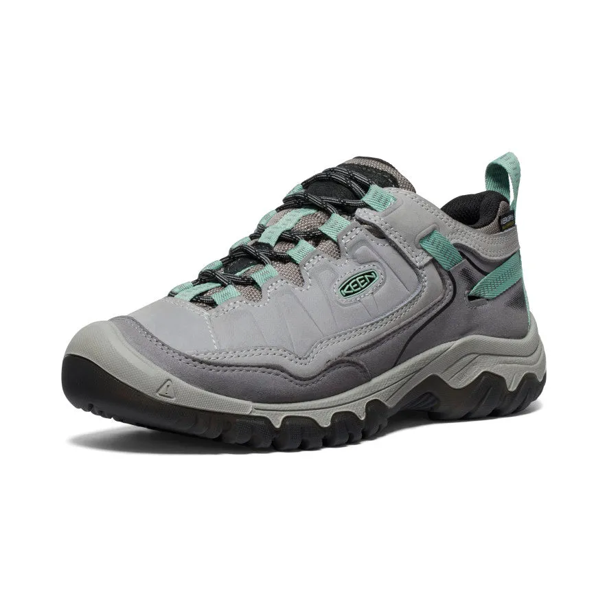 Women's Targhee IV Waterproof Hiking Shoe  |  Alloy/Granite Green