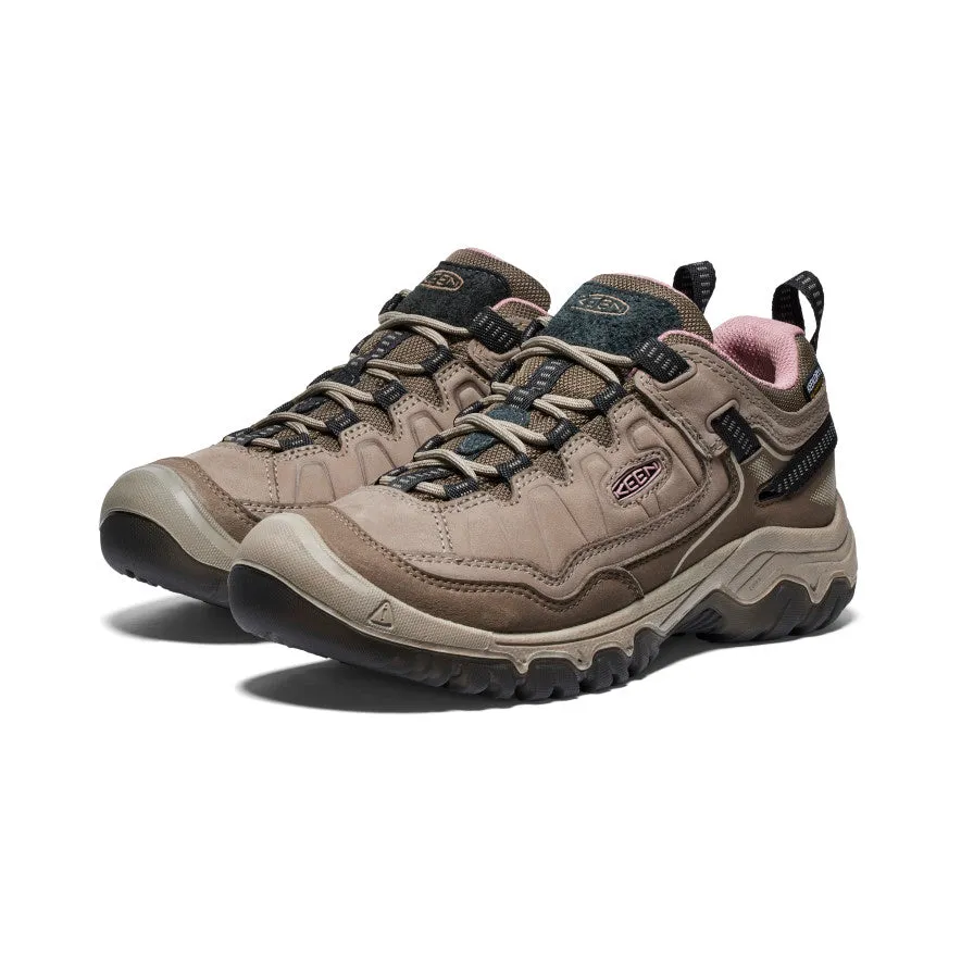 Women's Targhee IV Waterproof Hiking Shoe  |  Brindle/Nostalgia Rose