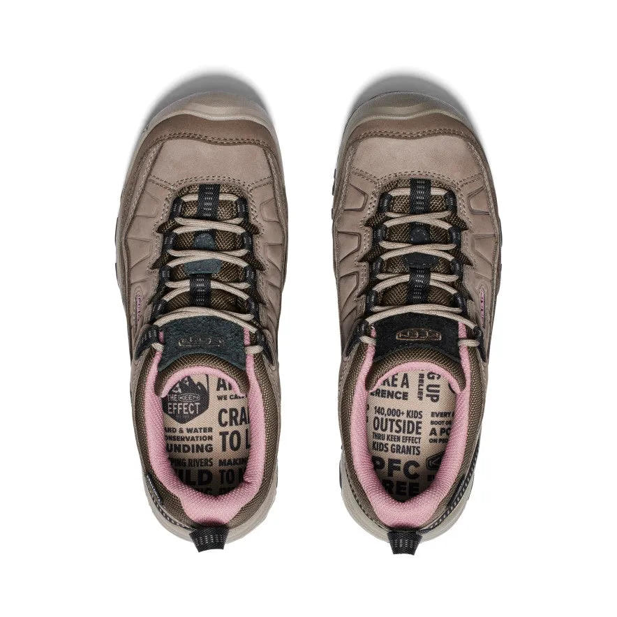 Women's Targhee IV Waterproof Hiking Shoe  |  Brindle/Nostalgia Rose