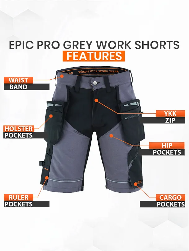 WrightFits Epic Pro Work Shorts